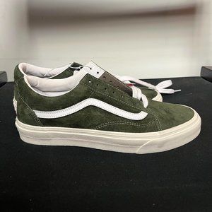 Vans old skool pig suede grapeleaf/snowwhite 10